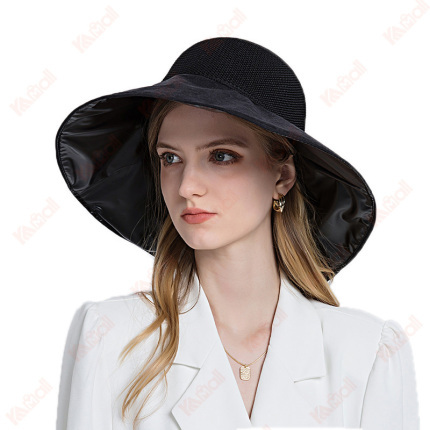 black high quality summer hats